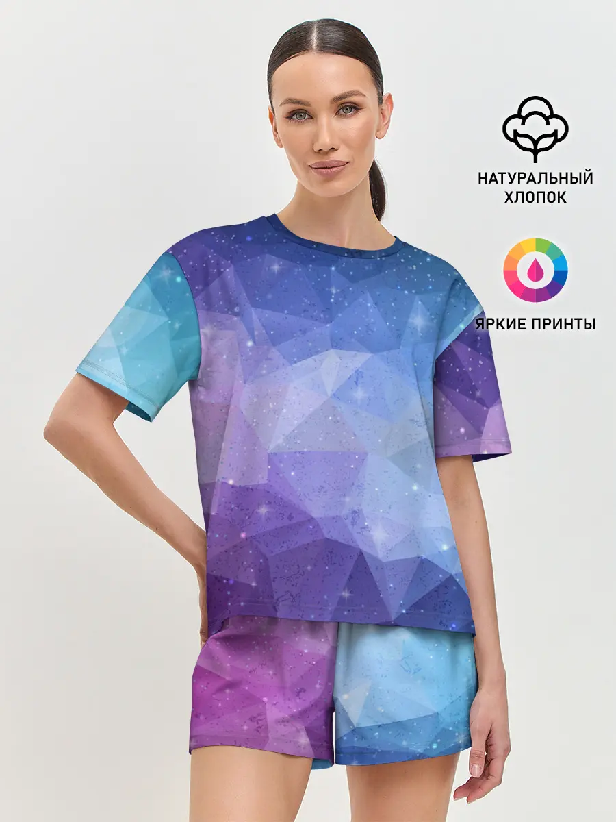 Женская пижама с шортами / ПОЛИСКЕЙП