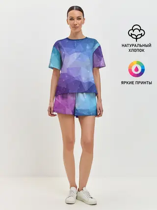 Женская пижама с шортами / ПОЛИСКЕЙП