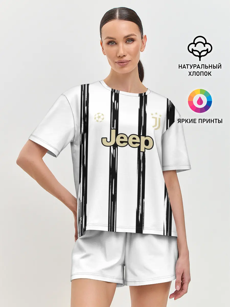 Женская пижама с шортами / Juventus | Home Authentic style