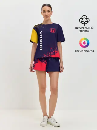 Женская пижама с шортами / HONDA / ХОНДА