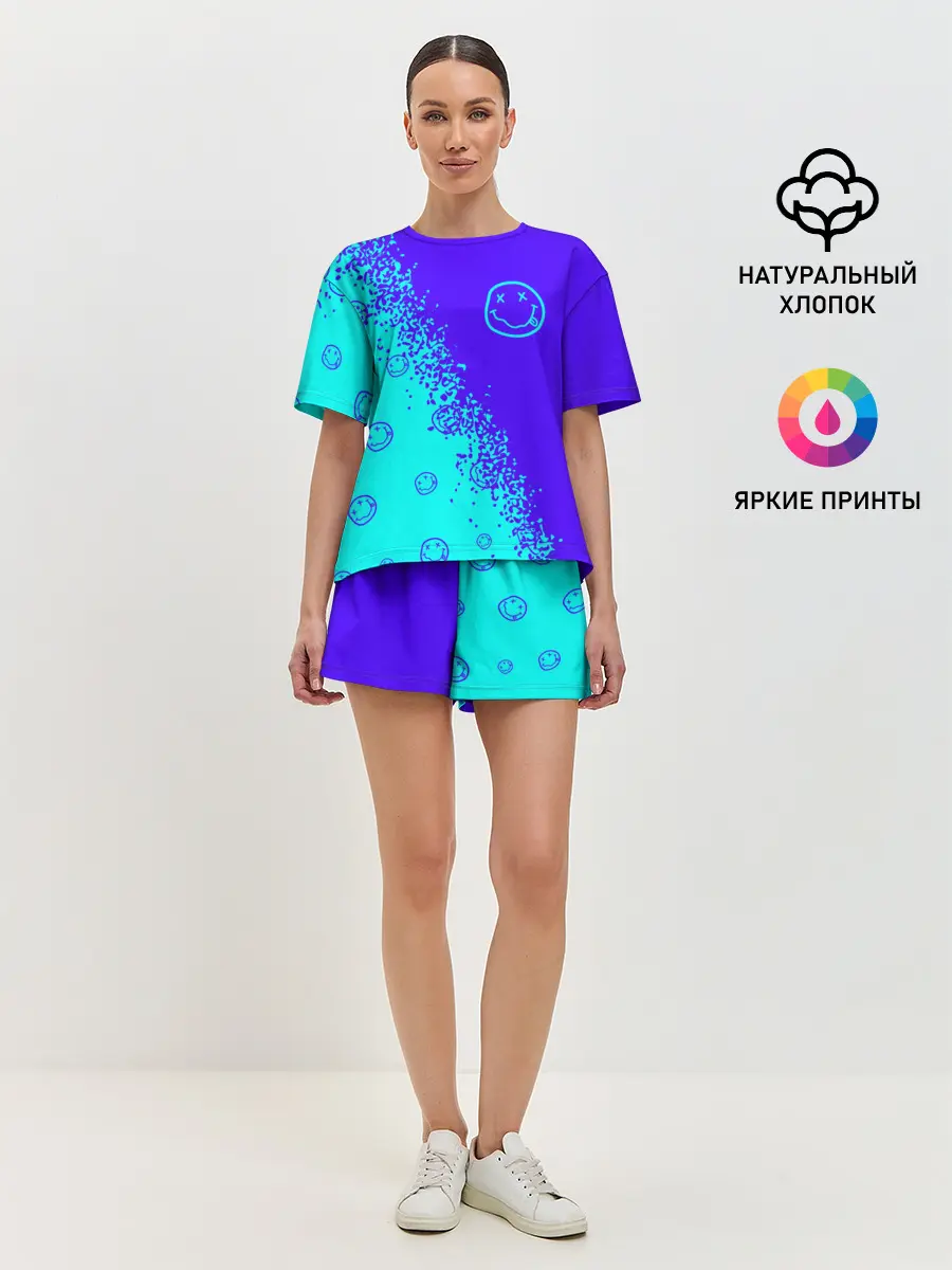 Женская пижама с шортами / NIRVANA / НИРВАНА