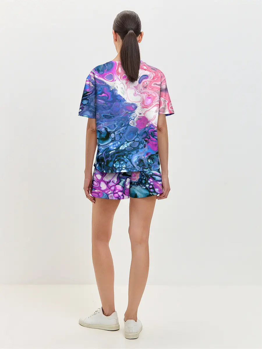 Женская пижама с шортами / Акрил