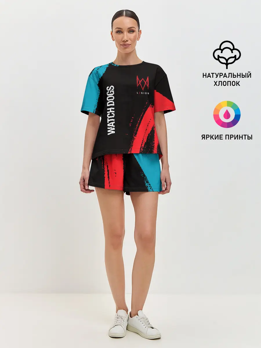 Женская пижама с шортами / WATCH DOGS LEGION / ВОТЧ ДОГС