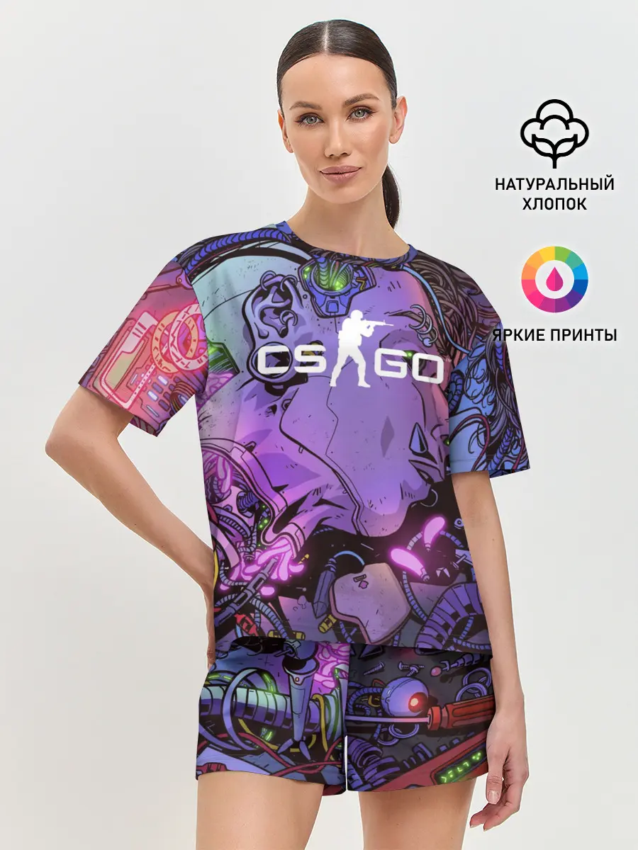 Женская пижама с шортами / CS GO