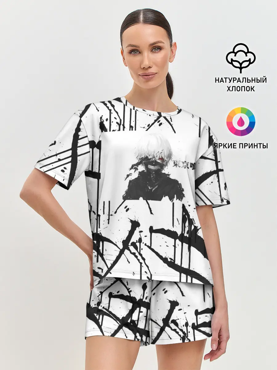 Женская пижама с шортами / Токийский гуль