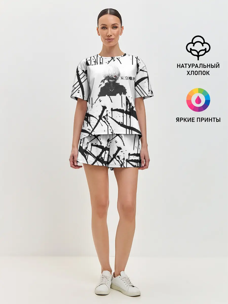 Женская пижама с шортами / Токийский гуль