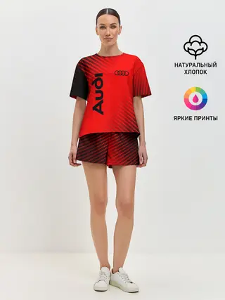 Женская пижама с шортами / AUDI / АУДИ