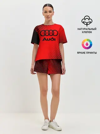 Женская пижама с шортами / AUDI / АУДИ