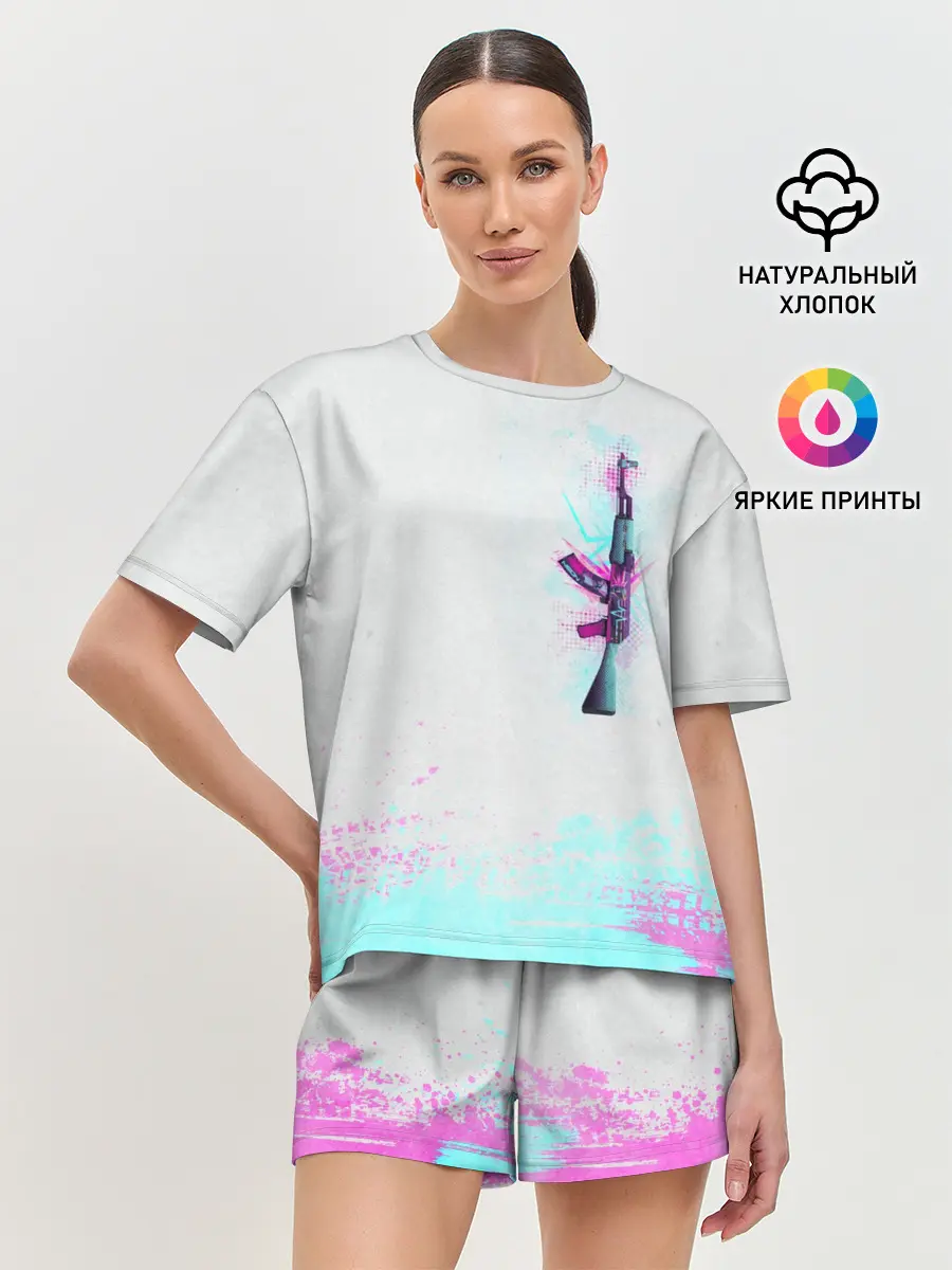 Женская пижама с шортами / Countre Strike weapon