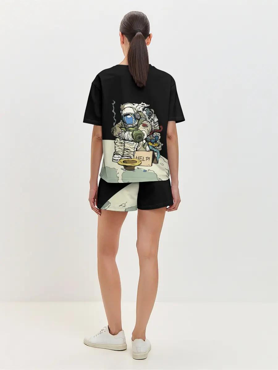 Женская пижама с шортами / Help!