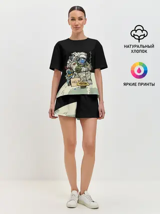 Женская пижама с шортами / Help!