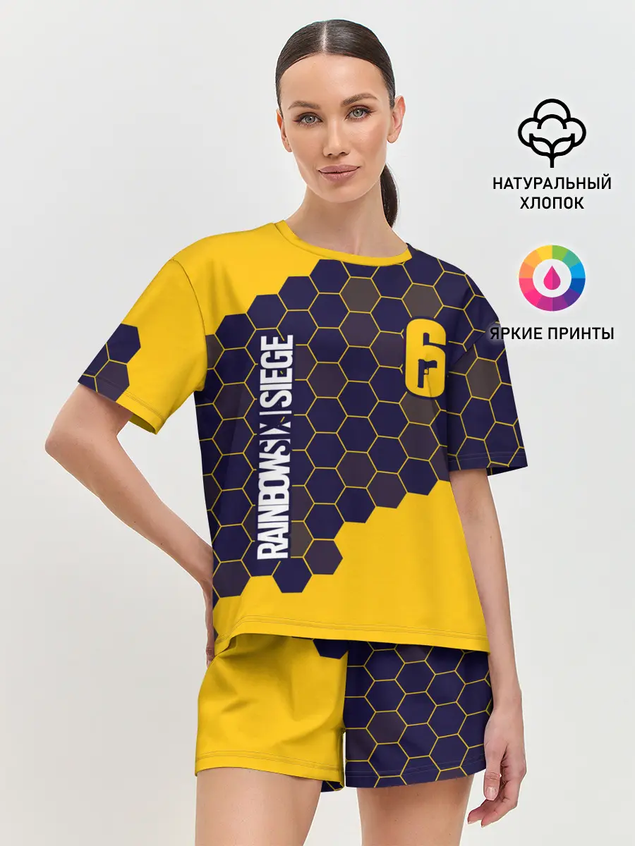 Женская пижама с шортами / RAINBOW SIX SIEGE / РАДУГА 6