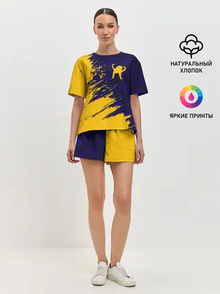 Женская пижама с шортами / ЪУЪ СЪУКА