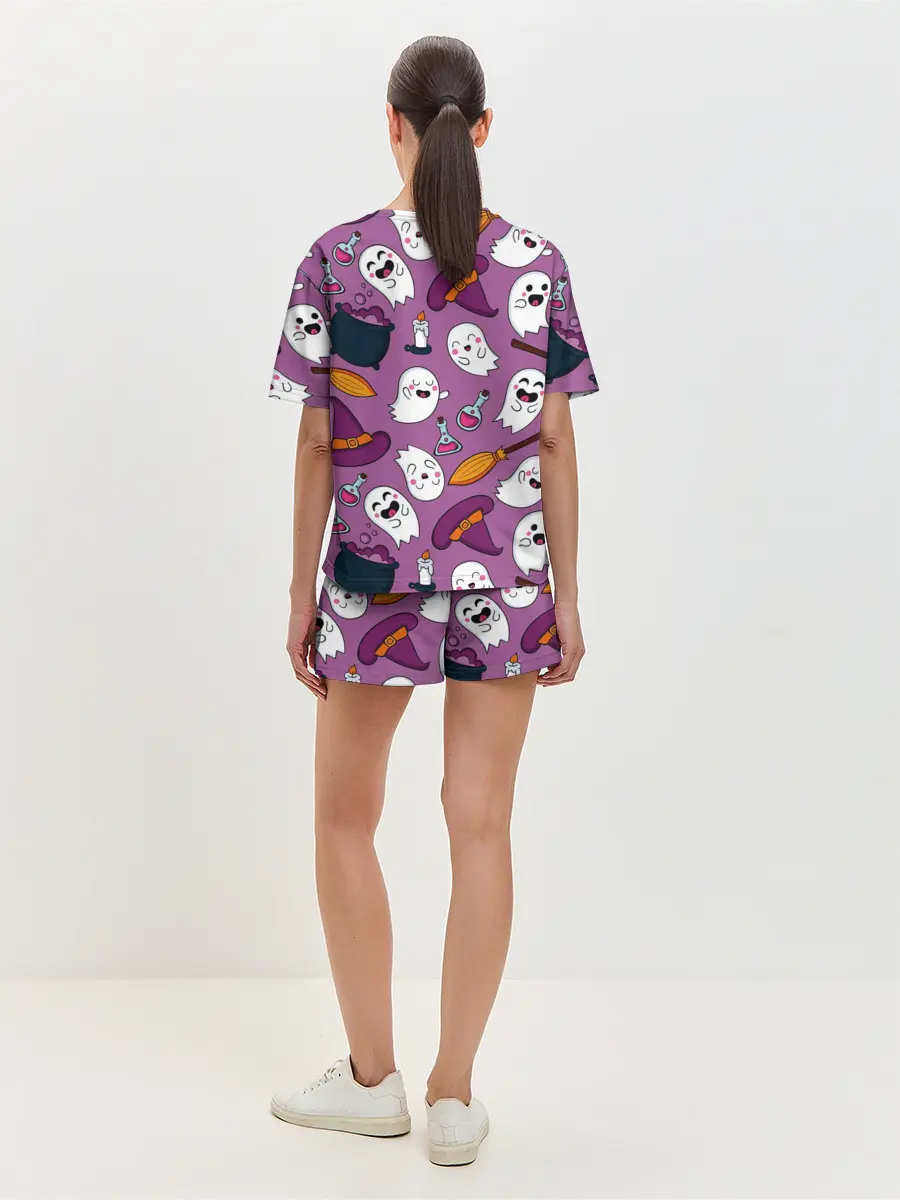 Женская пижама с шортами / halloween 2020