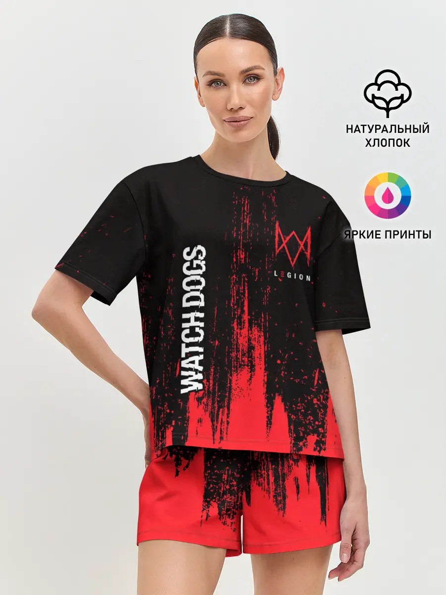 Женская пижама с шортами / WATCH DOGS LEGION / ВОТЧ ДОГС