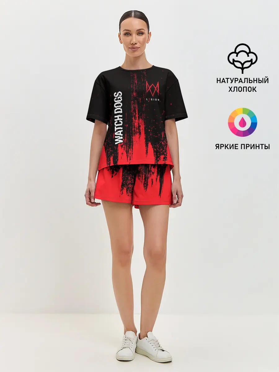 Женская пижама с шортами / WATCH DOGS LEGION / ВОТЧ ДОГС