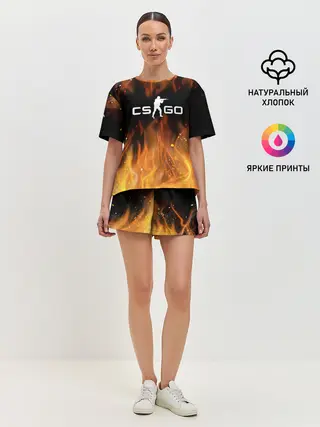 Женская пижама с шортами / COUNTER STRIKE