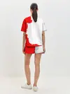 Женская пижама с шортами / Хамон красный
