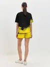 Женская пижама с шортами / Хамон желтый дым