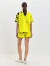 Женская пижама с шортами / Джонатан на желтом брызги