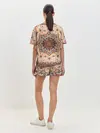 Женская пижама с шортами / Старый ковер