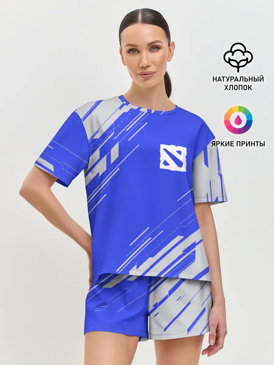 Женская пижама с шортами / bluestyle