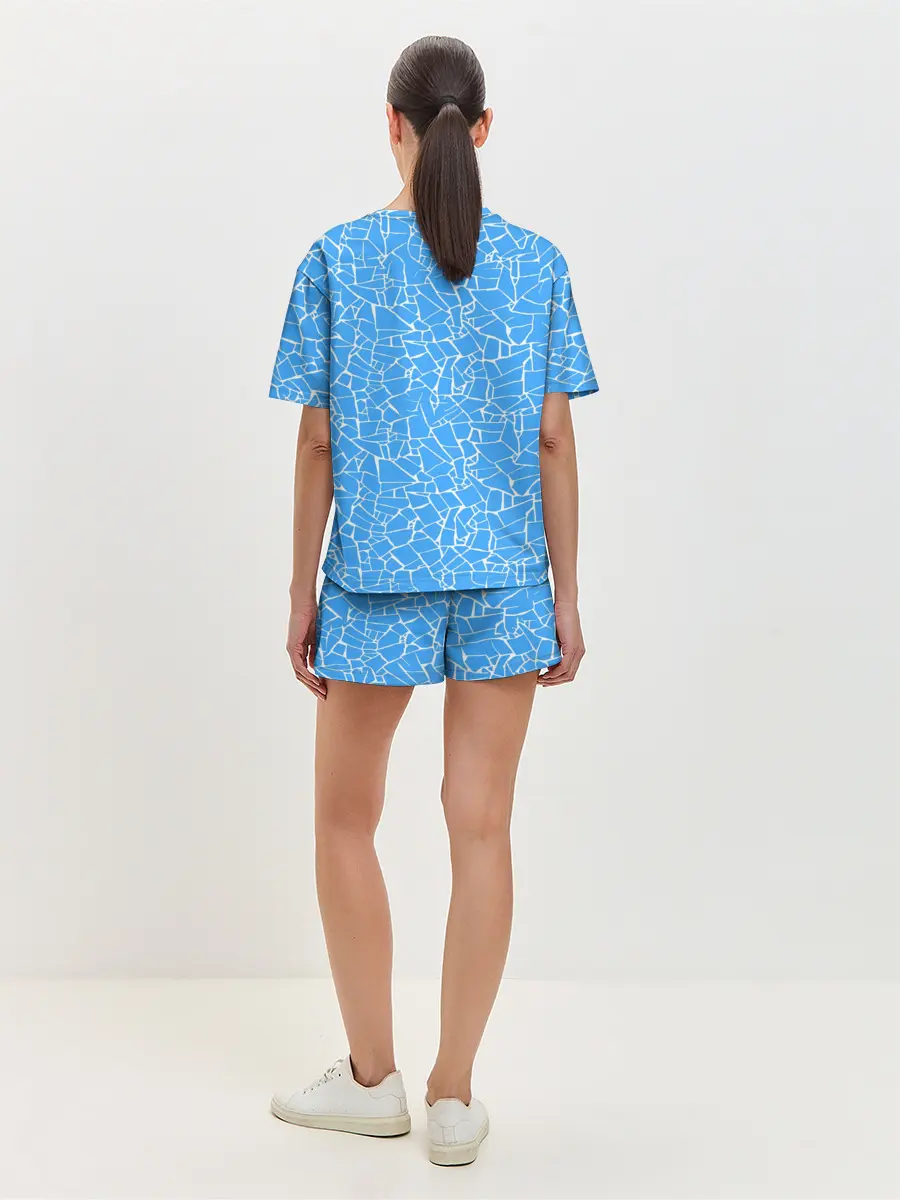 Женская пижама с шортами / Manchester City 20/21 Home Kit