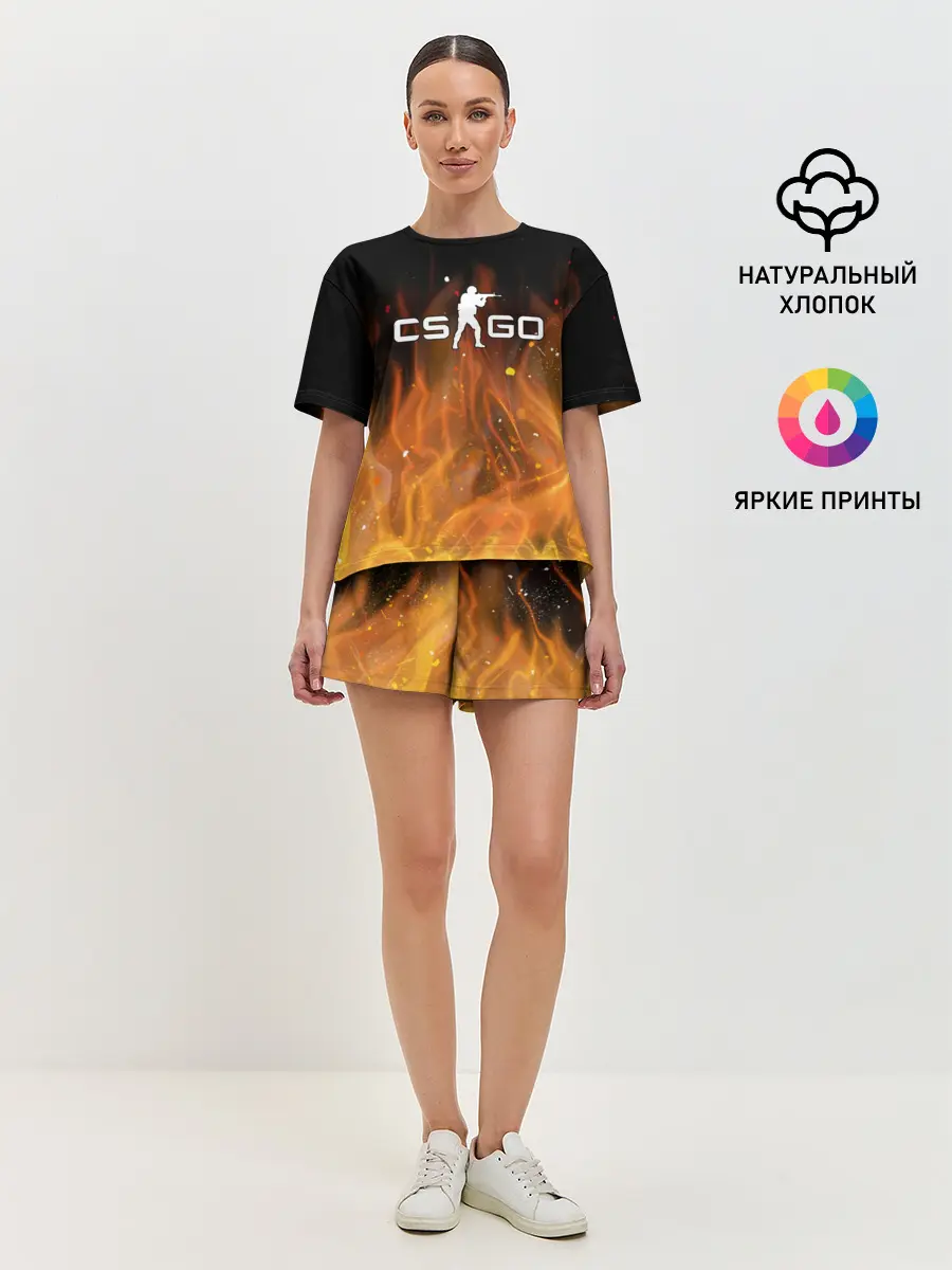 Женская пижама с шортами / COUNTER STRIKE