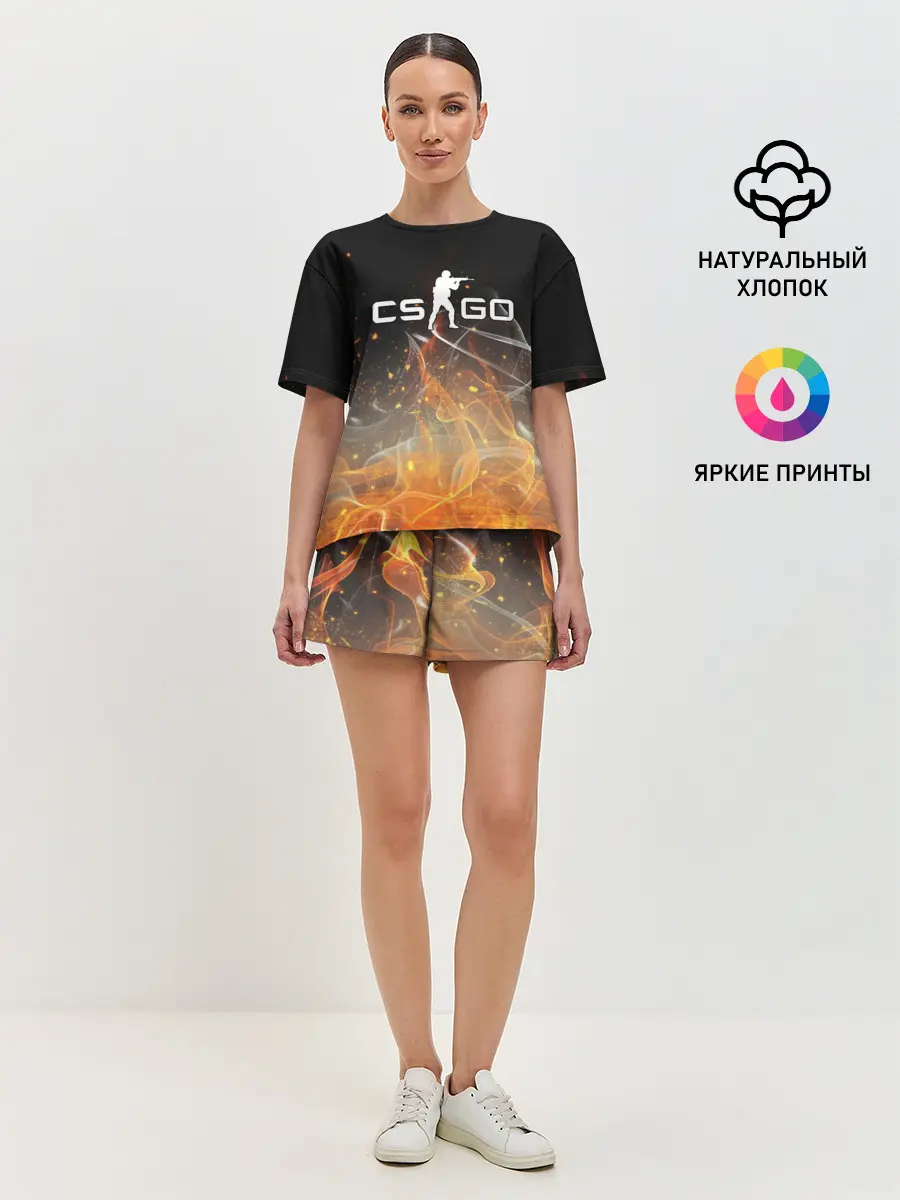 Женская пижама с шортами / COUNTER STRIKE