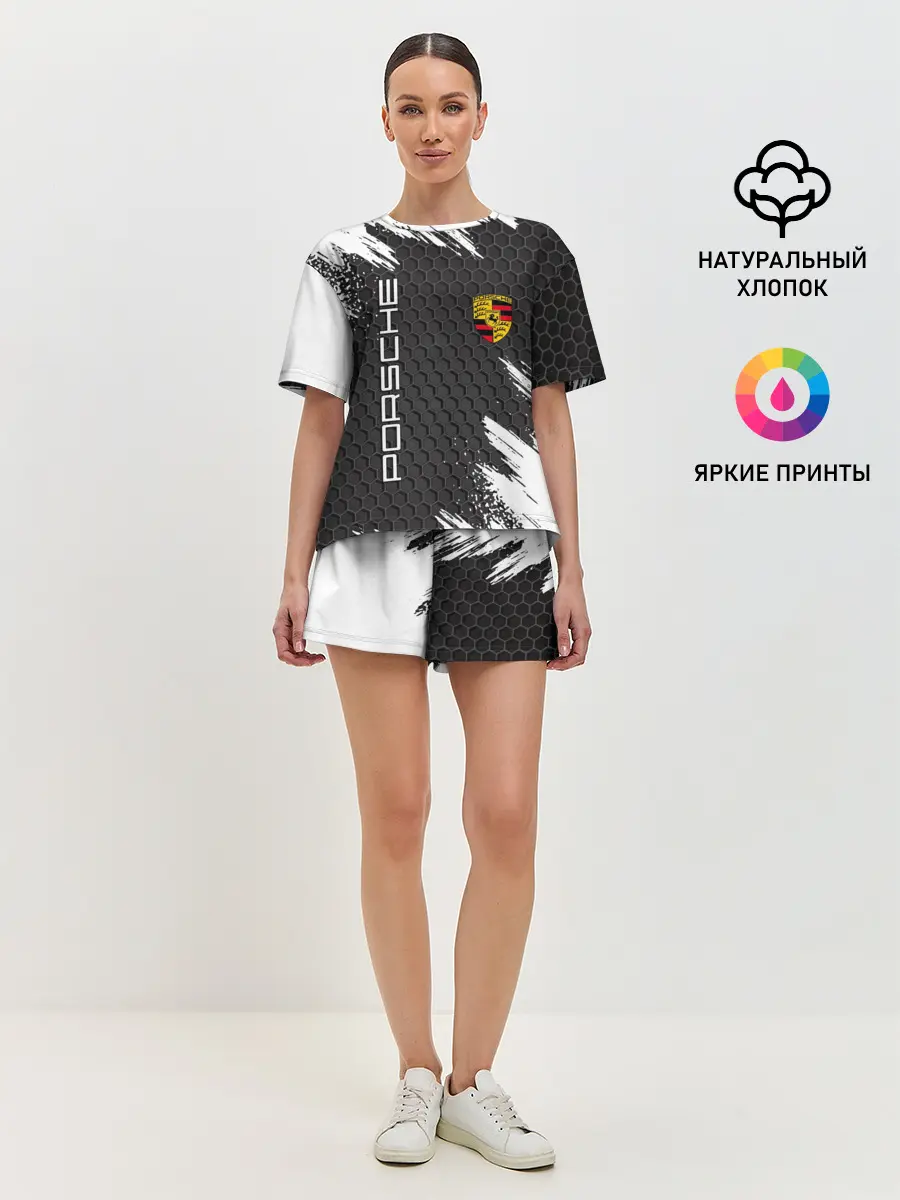 Женская пижама с шортами / PORSCHE