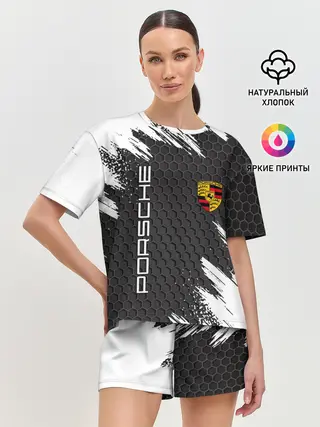 Женская пижама с шортами / PORSCHE