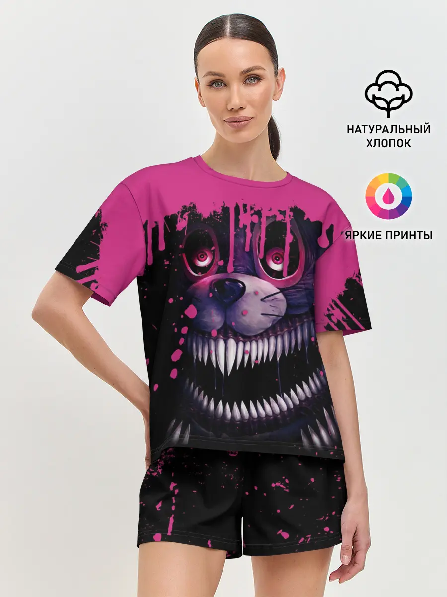 Женская пижама с шортами / Five Nights At Freddys