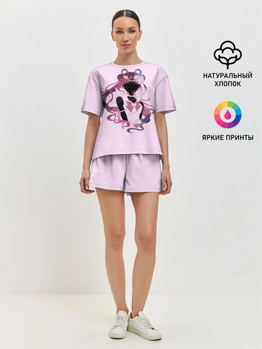 Женская пижама с шортами / Космическая Сейлор Мун