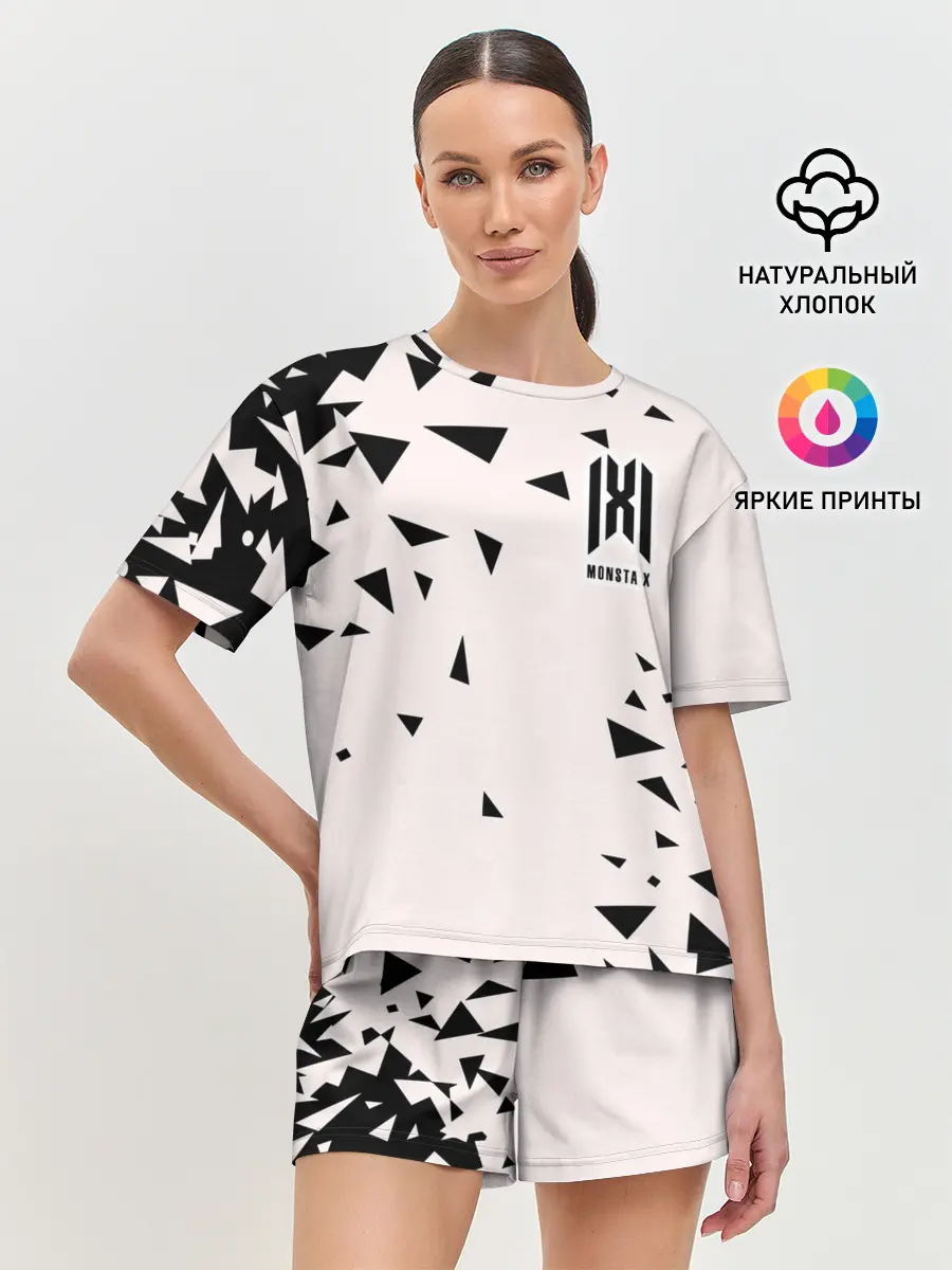 Женская пижама с шортами / Monsta X