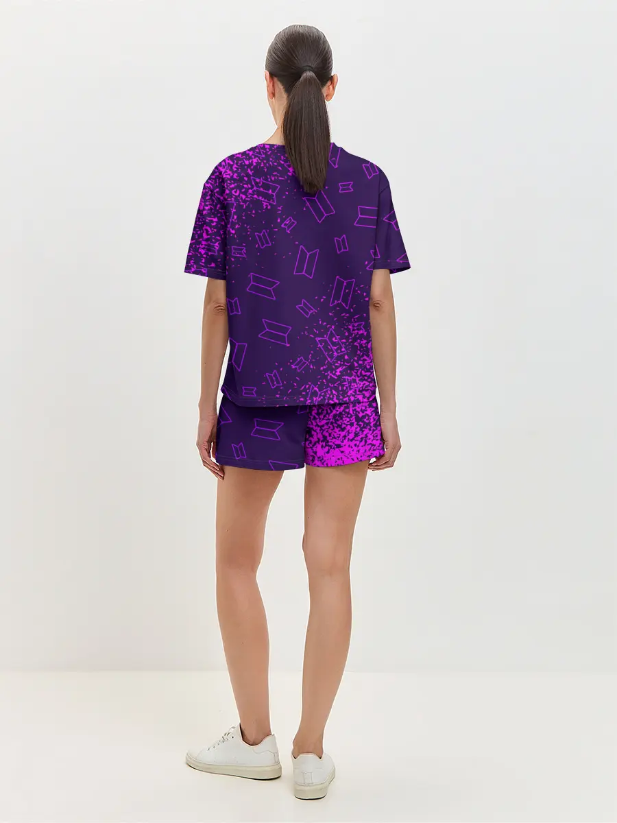 Женская пижама с шортами / BTS / БТС