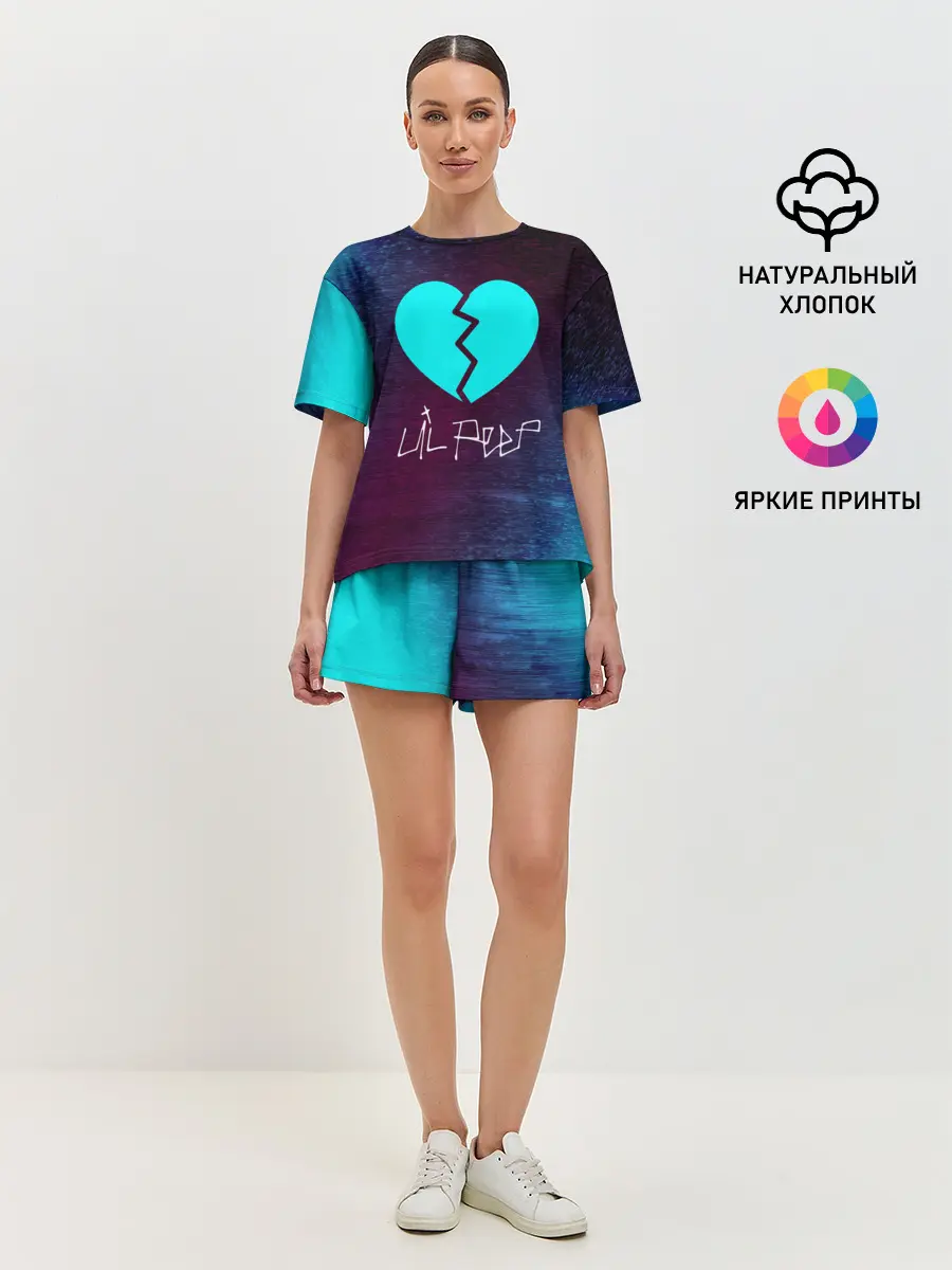 Женская пижама с шортами / LIL PEEP / ЛИЛ ПИП
