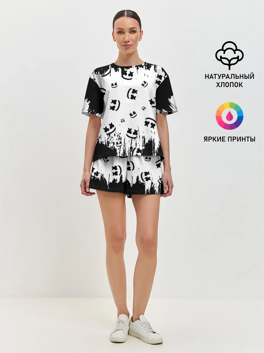 Женская пижама с шортами / MARSHMELLO / МАРШМЕЛЛОУ