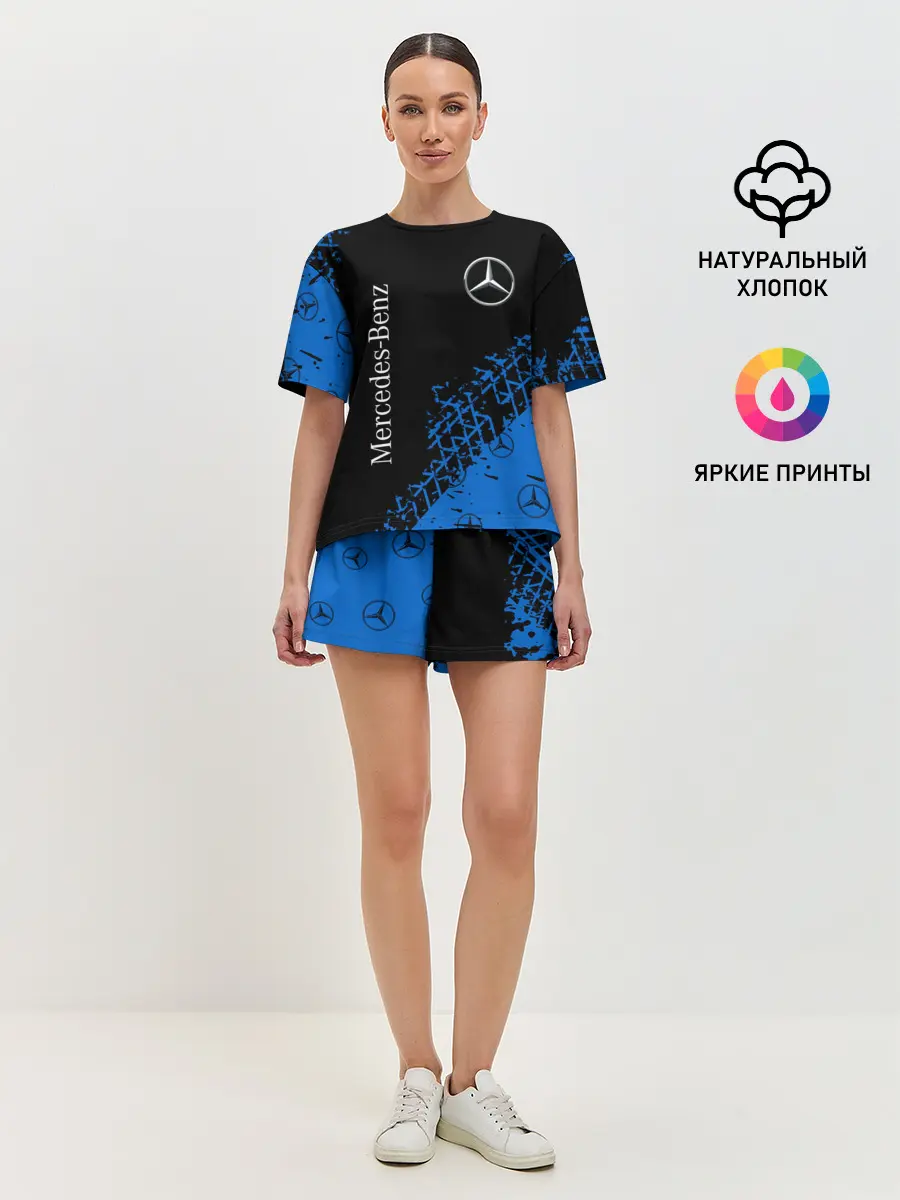 Женская пижама с шортами / MERCEDES / МЕРСЕДЕС