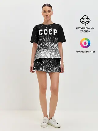 Женская пижама с шортами / СССР / USSR