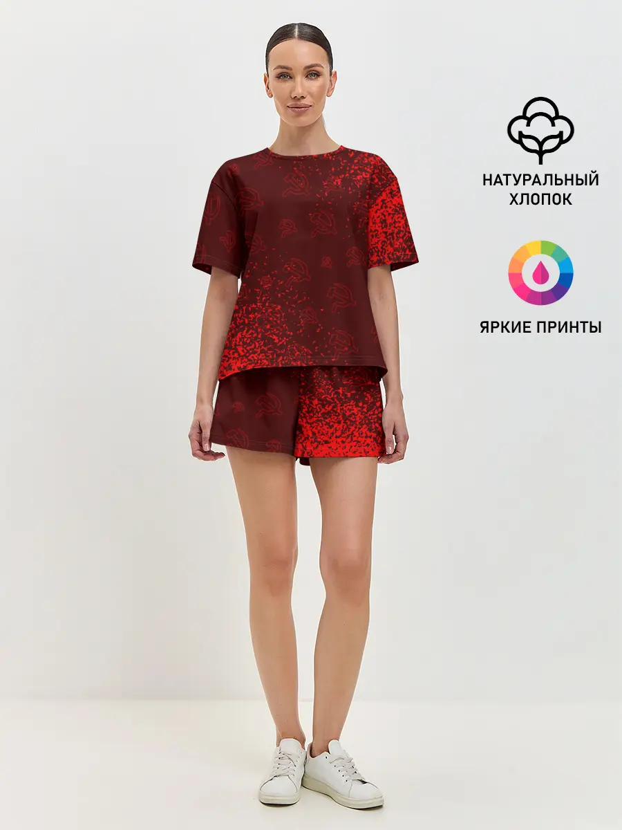 Женская пижама с шортами / USSR / СССР