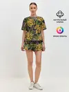 Женская пижама с шортами / Тропический лес