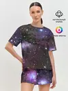 Женская пижама с шортами / Галактика