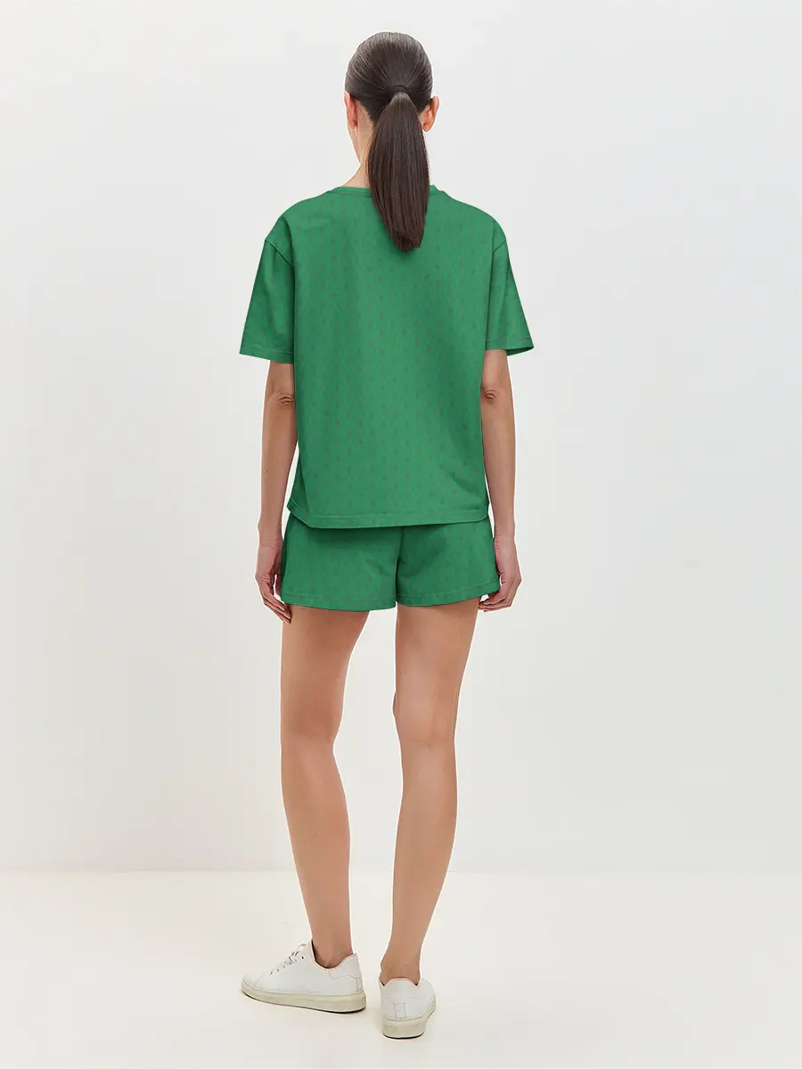 Женская пижама с шортами / Не стой на пути паровоза!