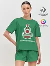 Женская пижама с шортами / Не стой на пути паровоза!