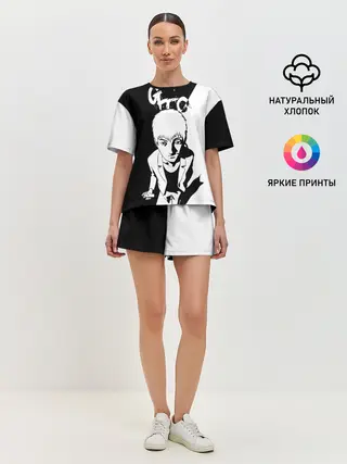 Женская пижама с шортами / Onizuka oldschool anime