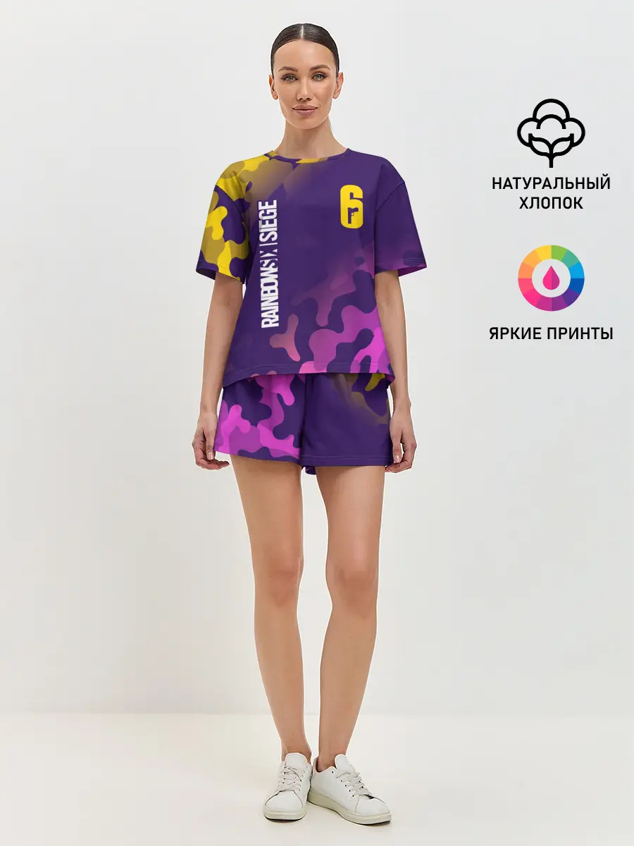 Женская пижама с шортами / RAINBOW SIX SIEGE / РАДУГА 6