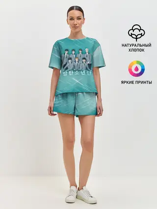 Женская пижама с шортами / BTS