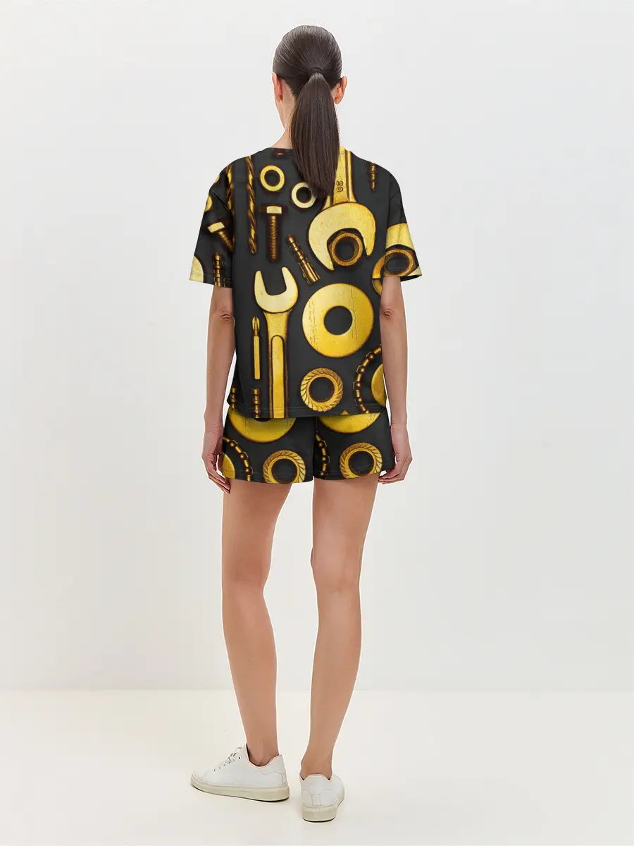 Женская пижама с шортами / КЛЮЧ ГАЙКА