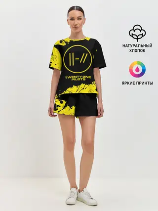 Женская пижама с шортами / TWENTY ONE PILOTS / 21 PILOTS