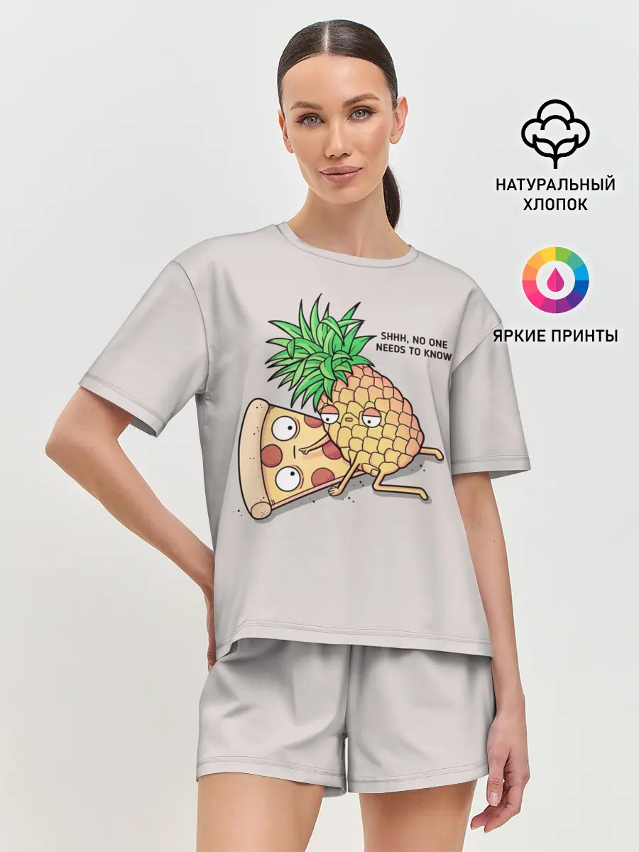 Женская пижама с шортами / No one needs to know